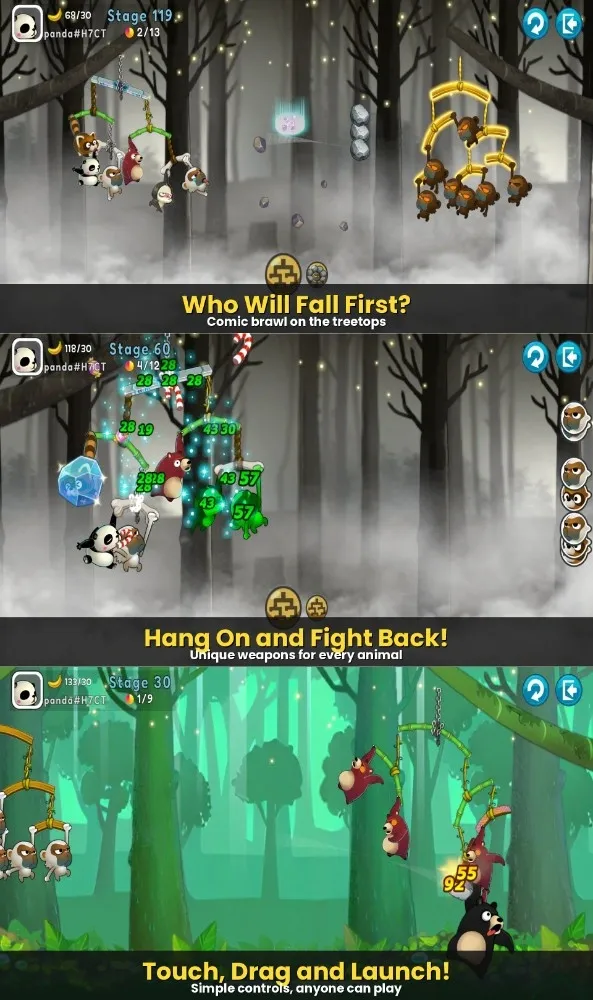 Monkey Battle: Swing Shot – Game bắn ná khỉ hài hước trên mobile Monkey Battle: Swing Shot – Game bắn ná khỉ hài hước trên mobile